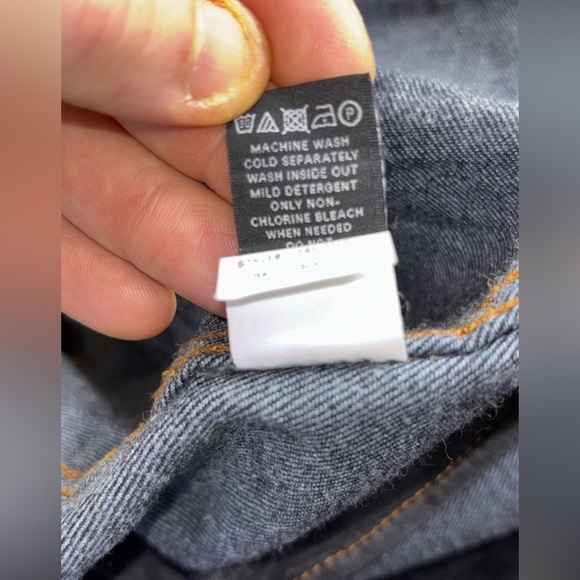 PRPS Men’s Kicking Horse Oversized Jean Jacket Small​​ - Picture 9 of 10